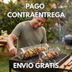 Kit parrillas cilindricas para asados