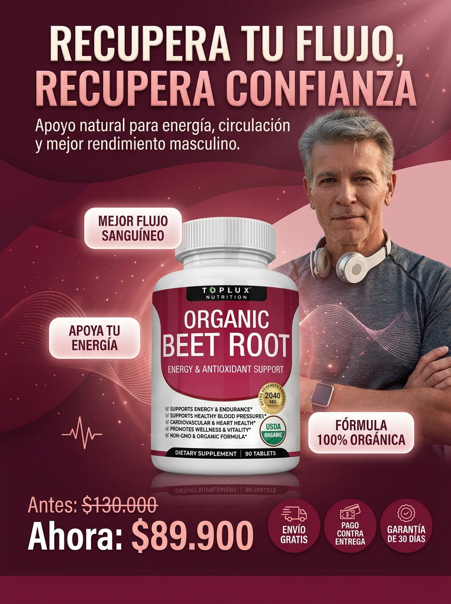 TOPLUX NUTRITION ORGANIC BEET ROOT