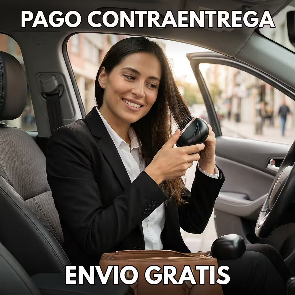 Mini Cepillo Alisador Inalámbrico Recarg