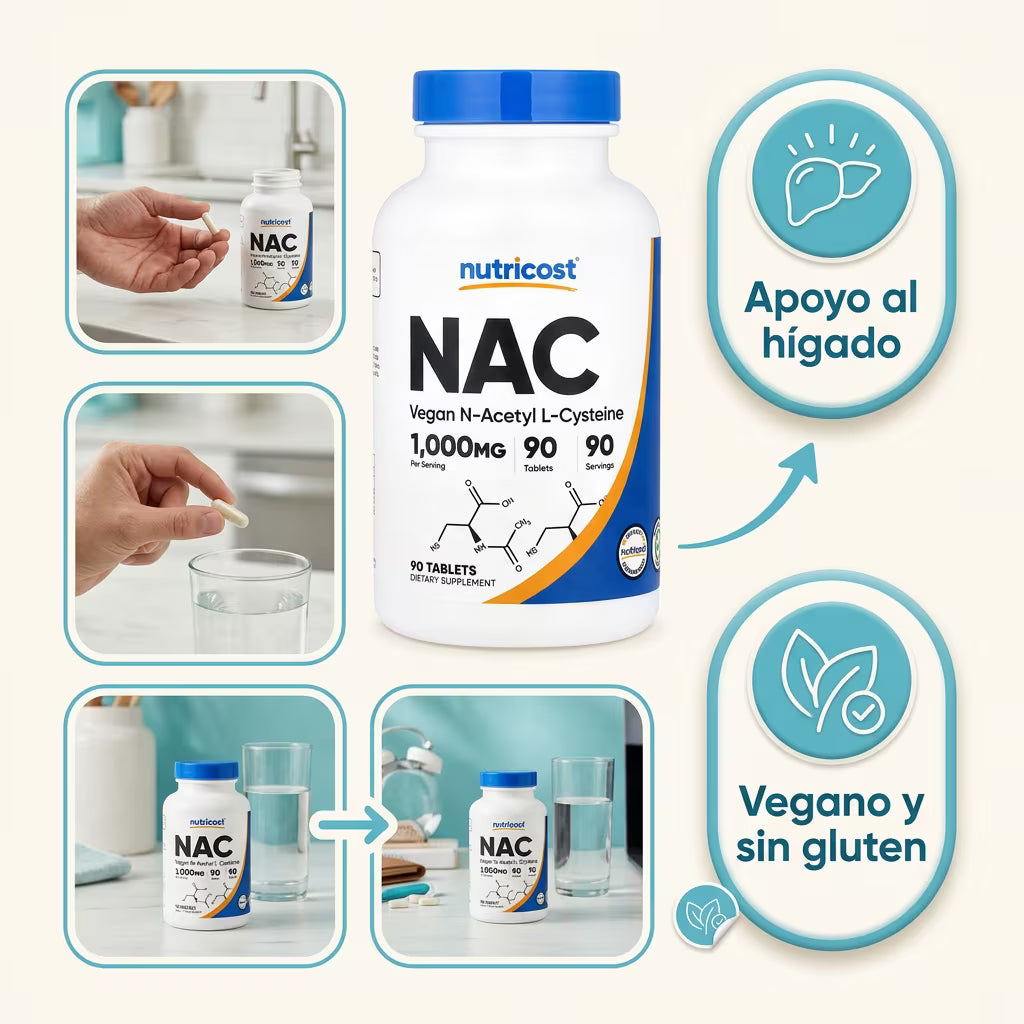 NUTRICOST NAC VEGAN 90 CAPSULAS