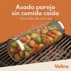 Kit parrillas cilindricas para asados